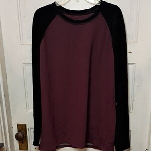 Orvis Black and Purple Long Sleeve Tee